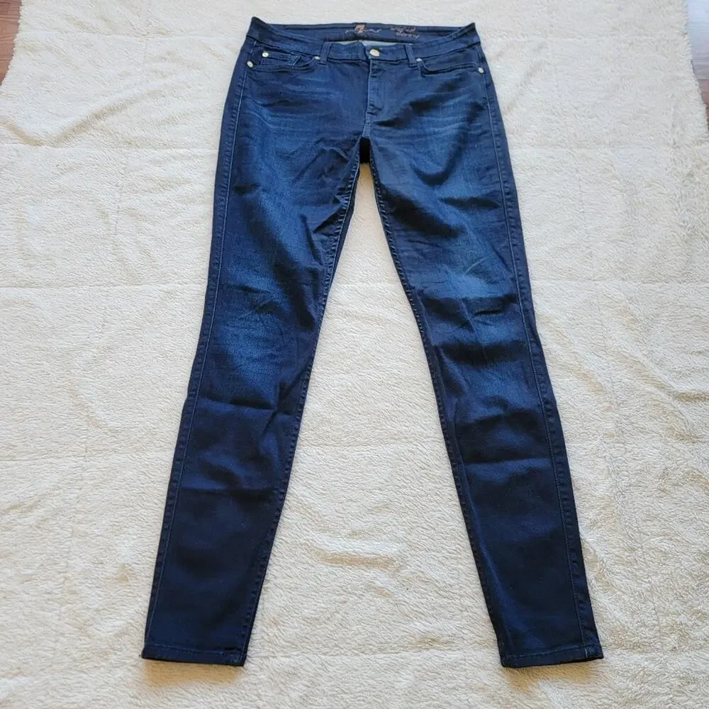 7‎ For All Mankind The High Waist Skinny Leg Jeans